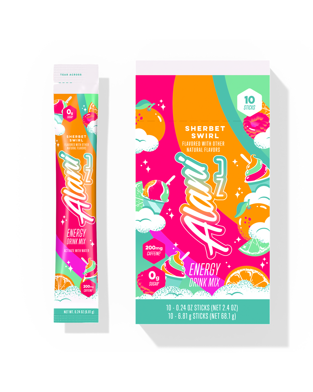 Alani Nu Energy Sticks - Sherbet Swirl G8 - image 1