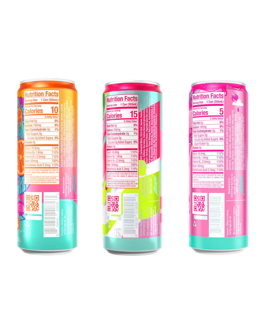 Alani Nu Energy Variety Pack - Sunshine Mix Y0 - image 3