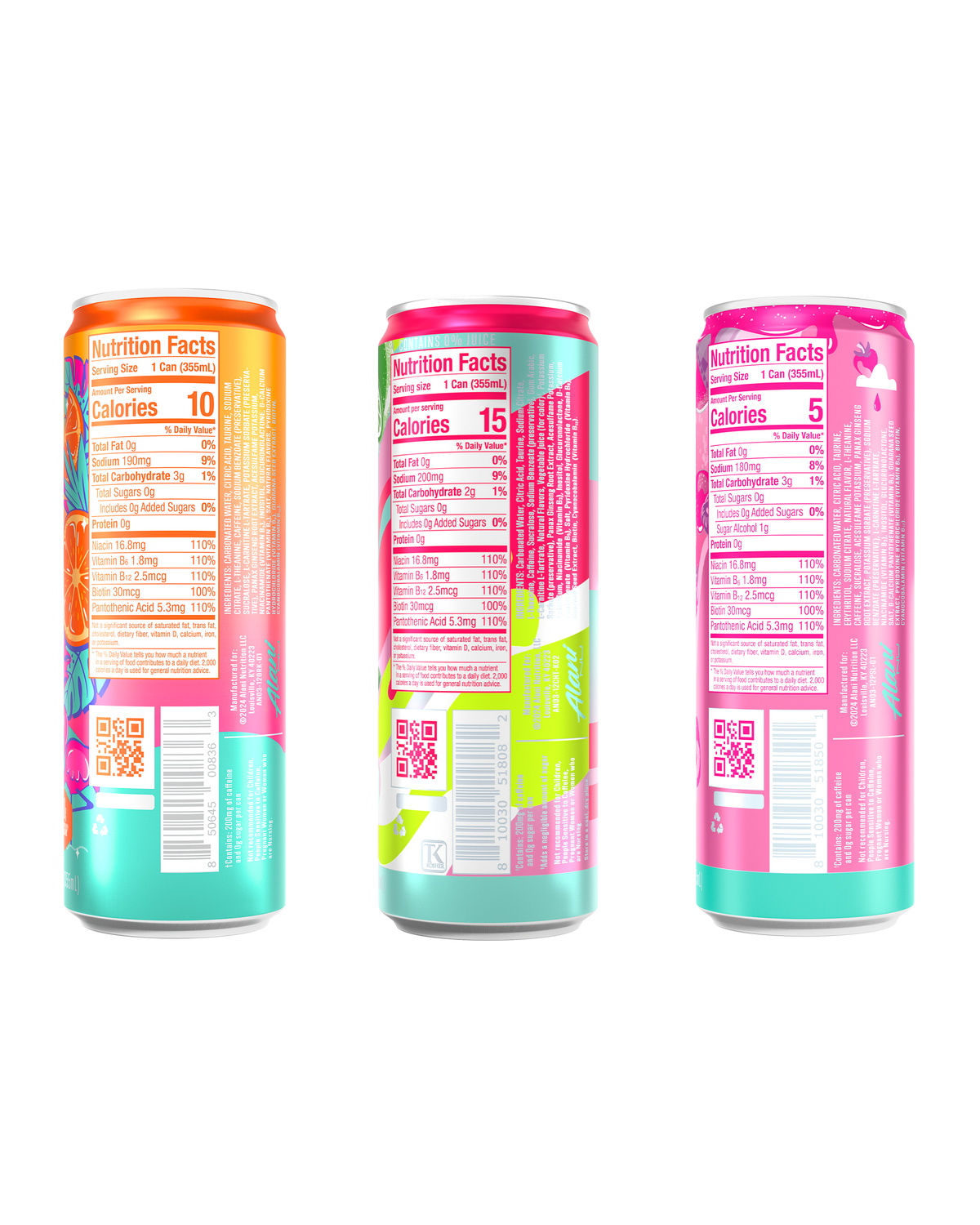 Alani Nu Energy Variety Pack - Sunshine Mix Y0 - image 3