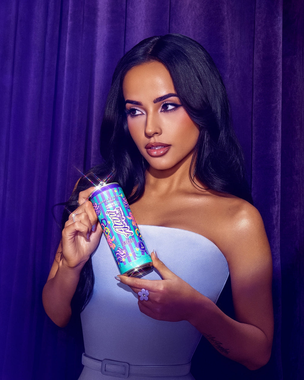 Alani Nu Energy Drink - Purple Cotton Candy E7 - image 4