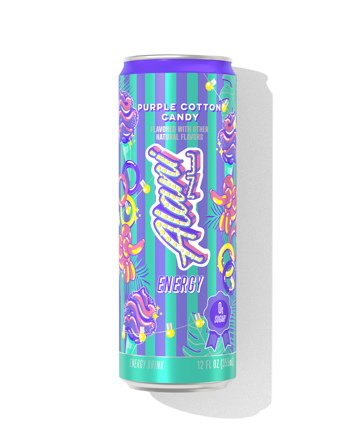 Alani Nu Energy Drink - Purple Cotton Candy E7 - image 1