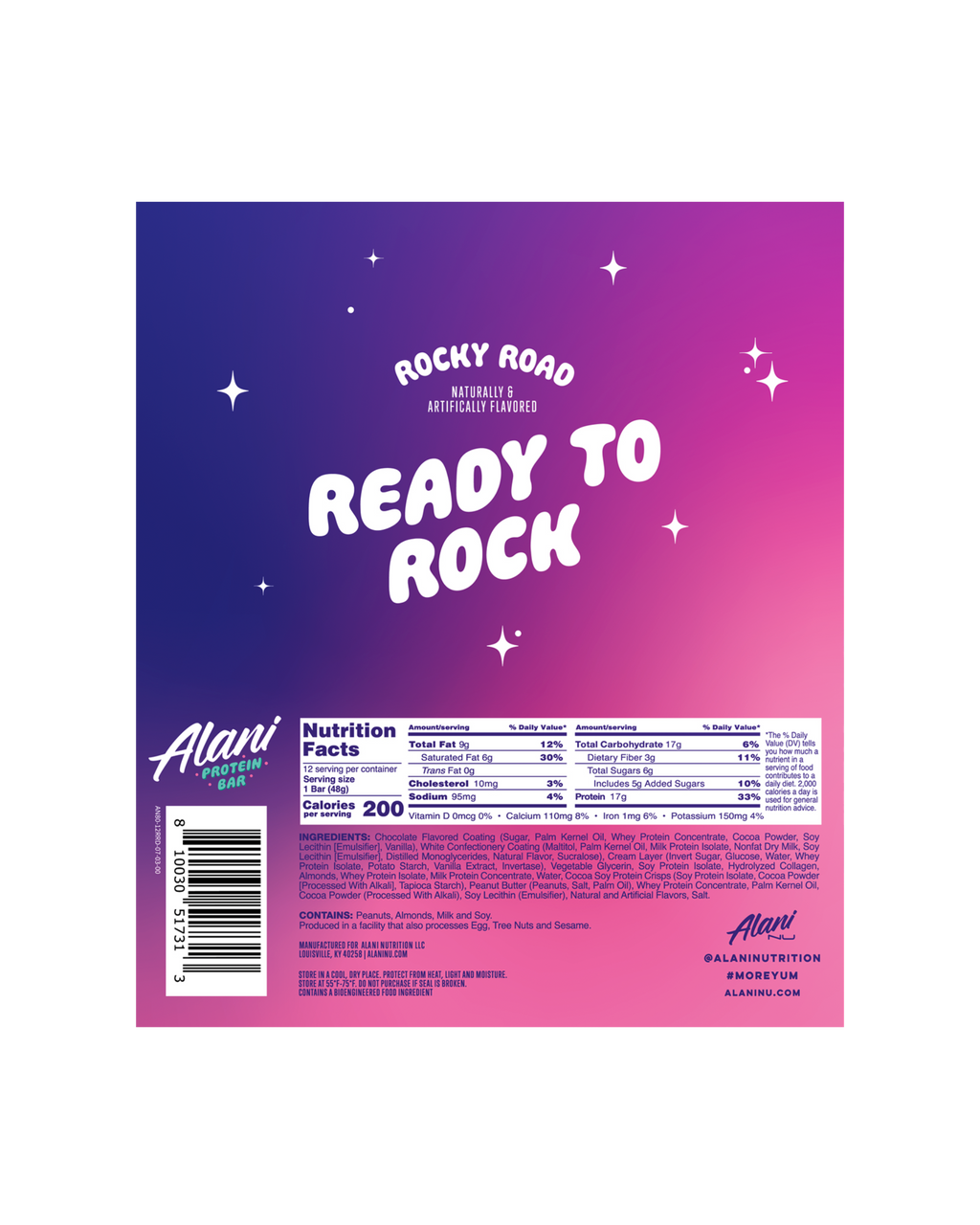Alani Nu Protein Bar - Rocky Road B0 - image 3