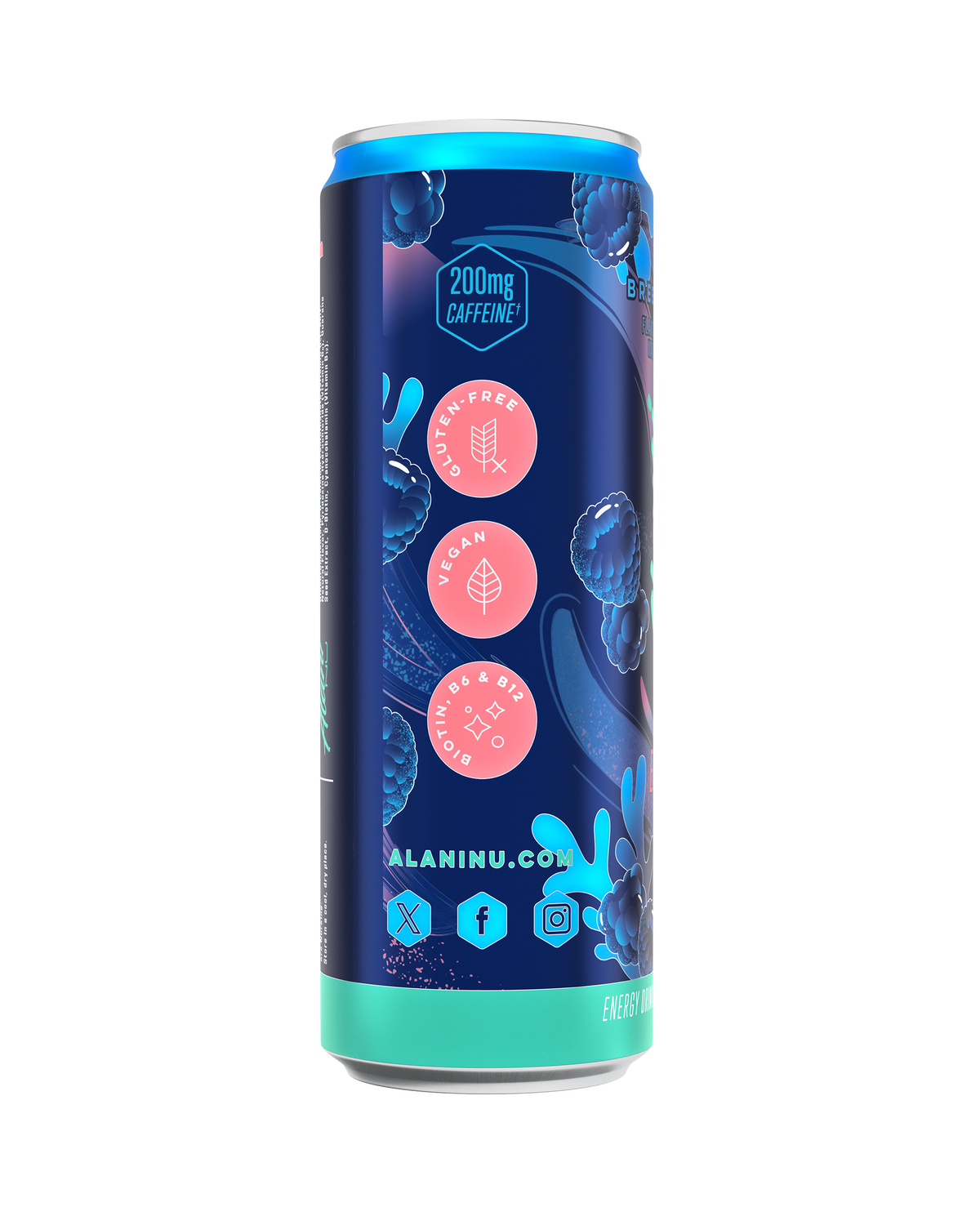 Alani Nu Energy Drink - Breezeberry V8 - image 2