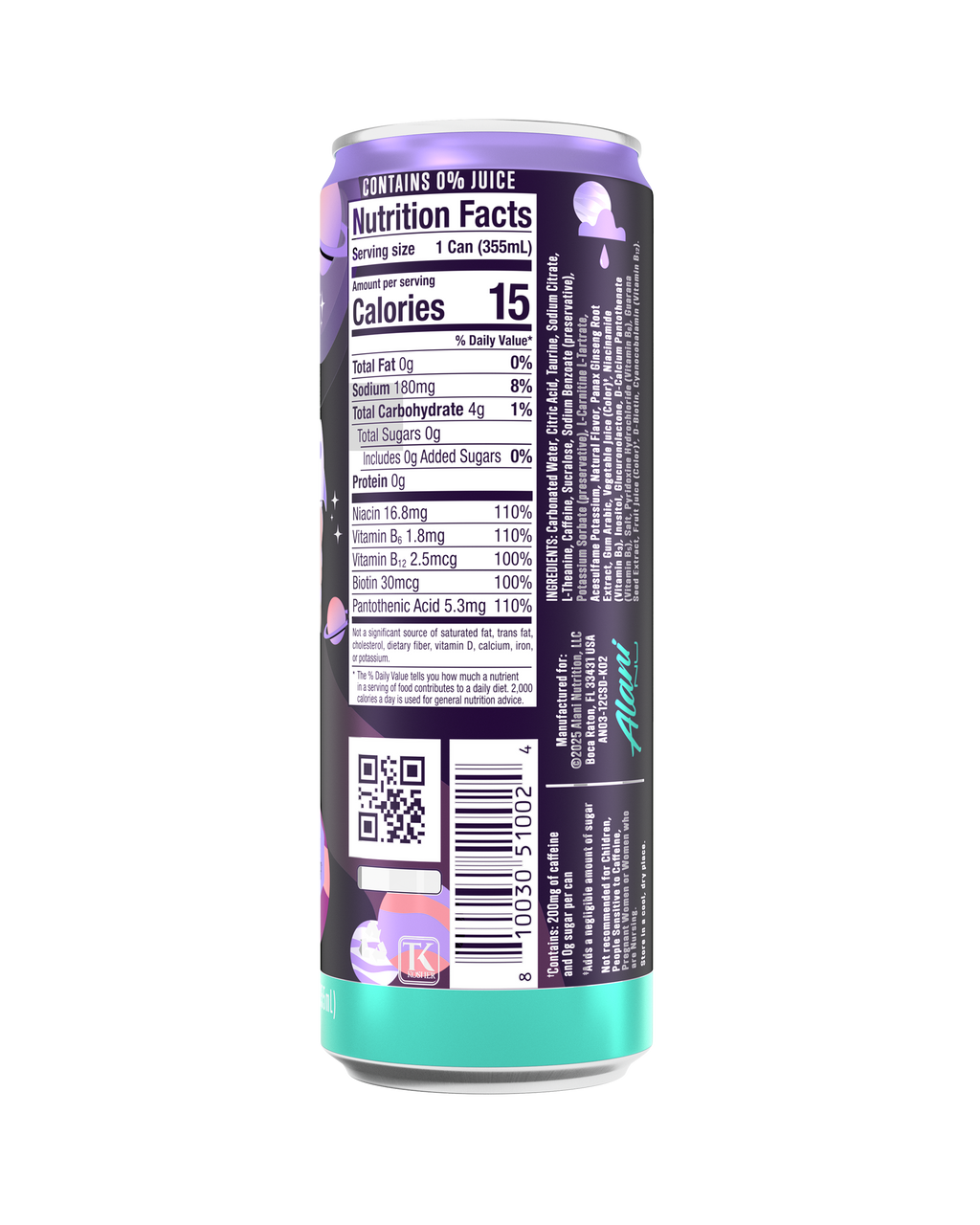 Alani Nu Energy Drink - Cosmic Stardust L6 - image 3
