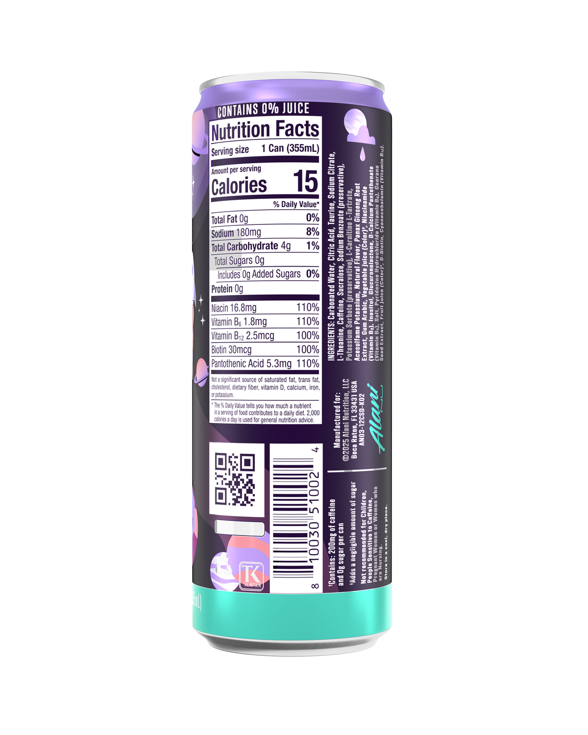 Alani Nu Energy Drink - Cosmic Stardust L6 - image 3