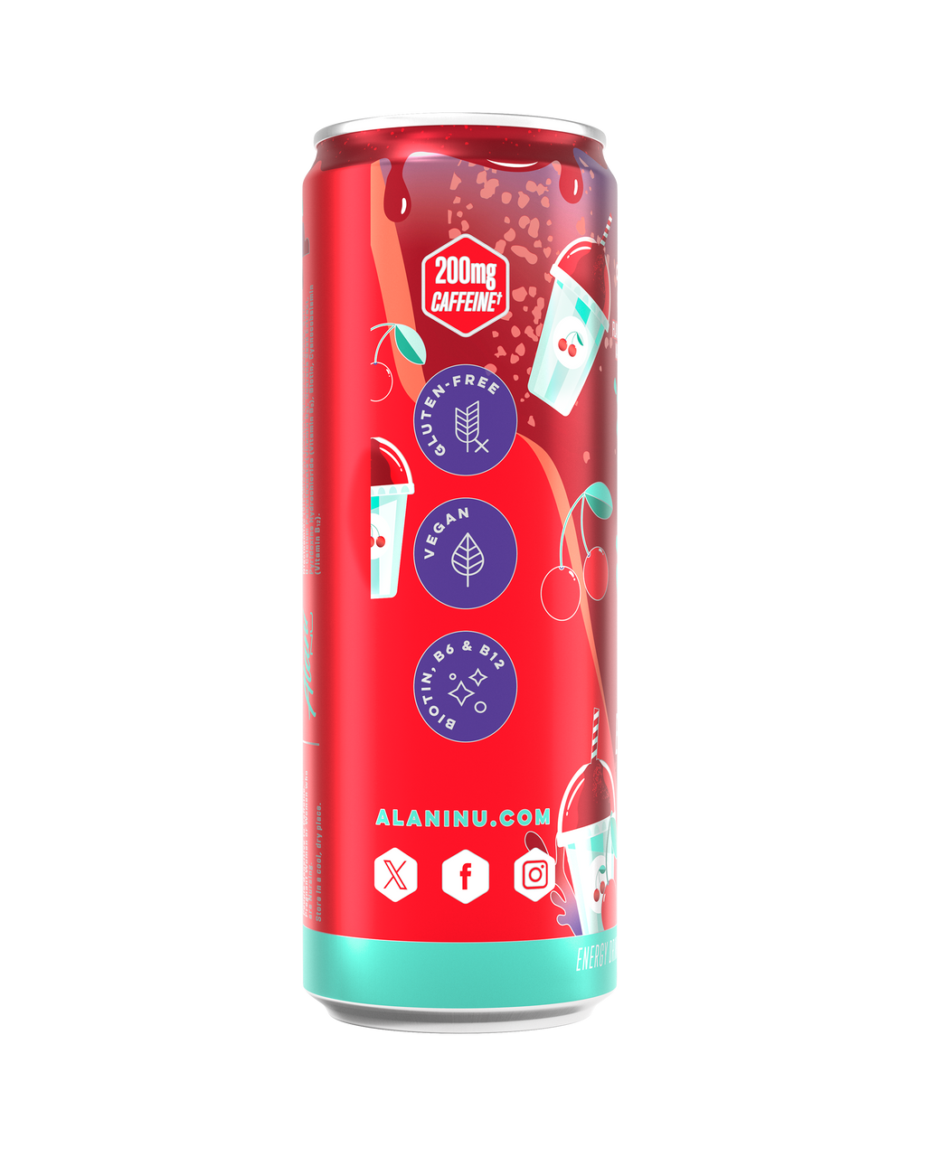 Alani Nu Energy Drink - Cherry Slush V5 - image 2
