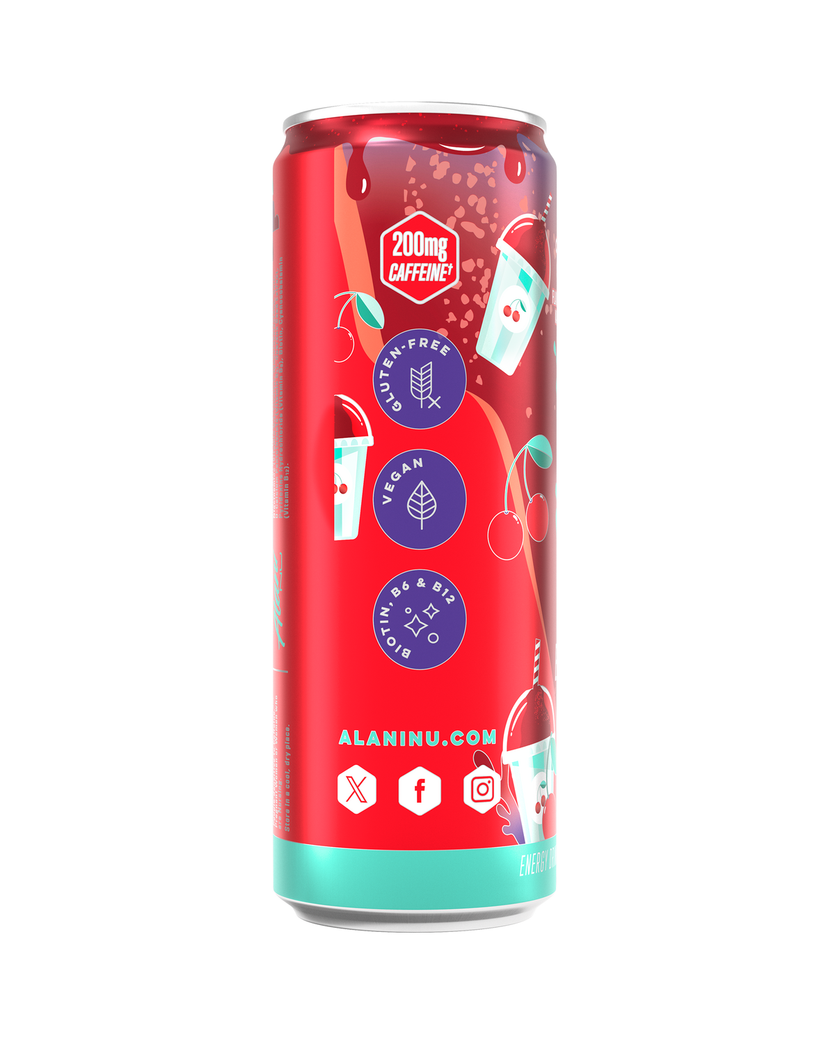 Alani Nu Energy Drink - Cherry Slush V5 - image 2