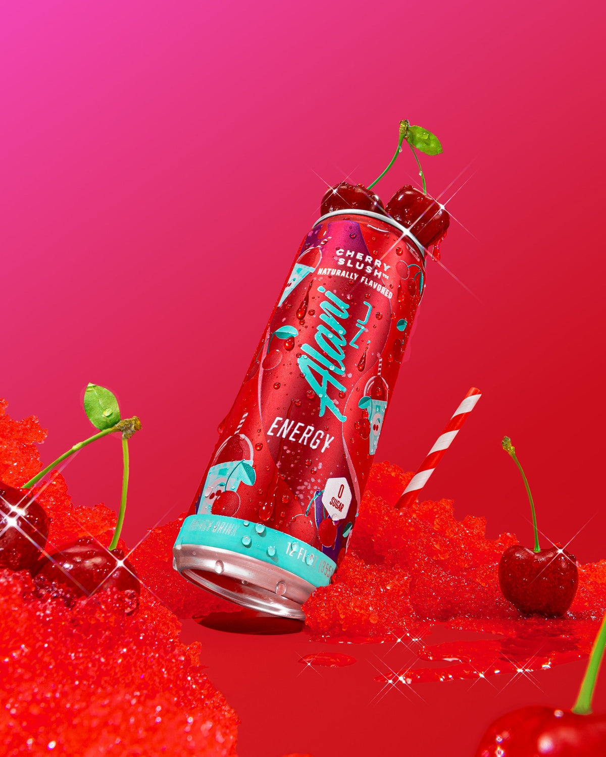 Alani Nu Energy Drink - Cherry Slush V5 - image 4