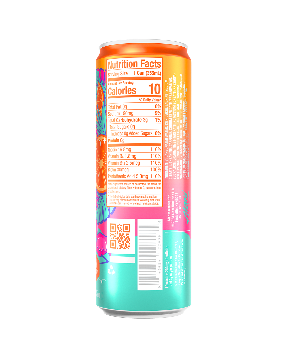 Alani Nu Energy Drink - Orange Kiss K5 - image 3