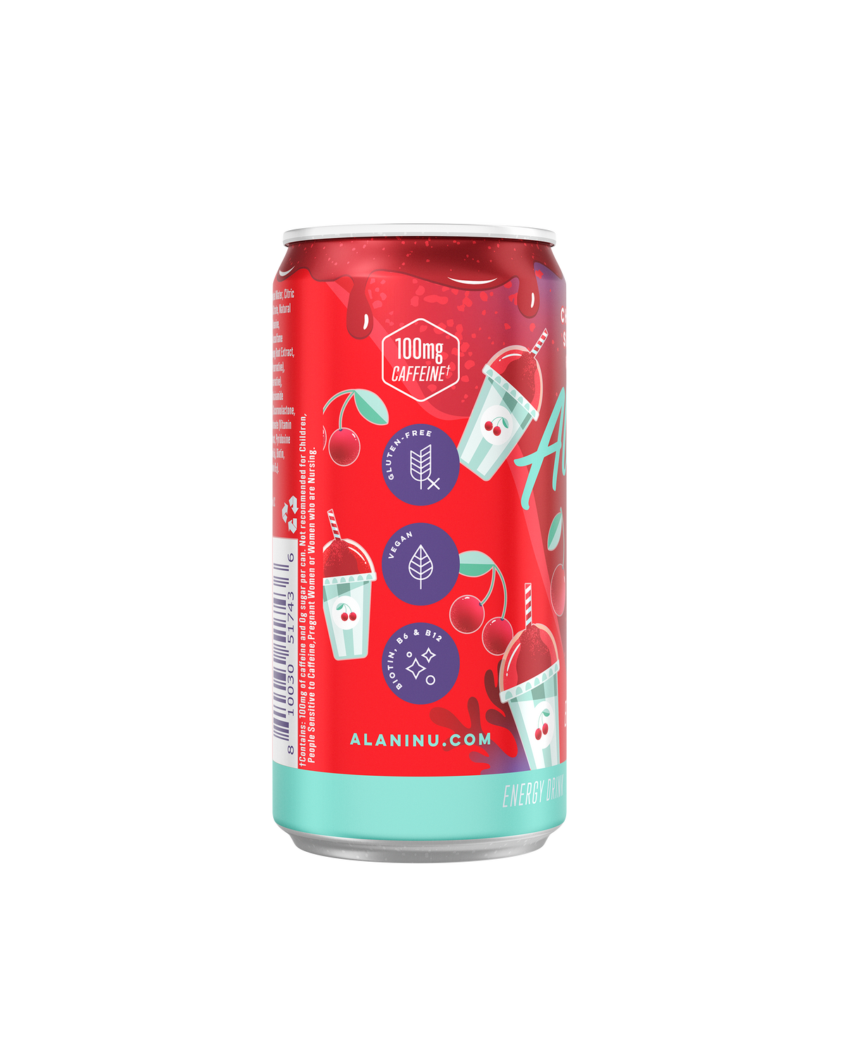 Alani Nu Mini Energy - Cherry Slush N0 - image 2