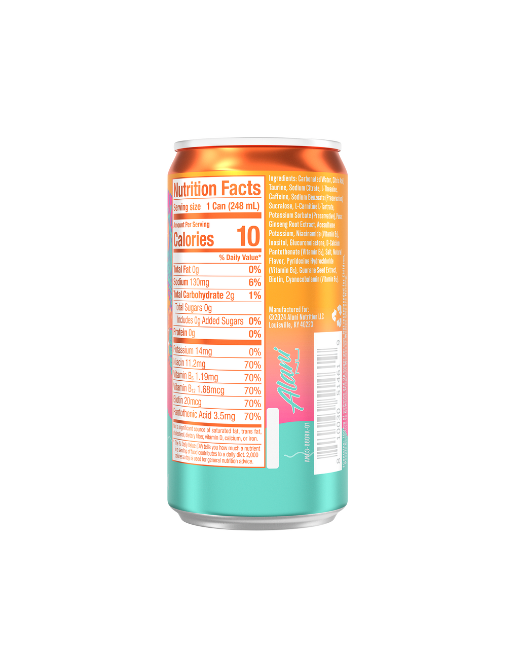 Alani Nu Mini Energy - Orange Kiss G6 - image 3