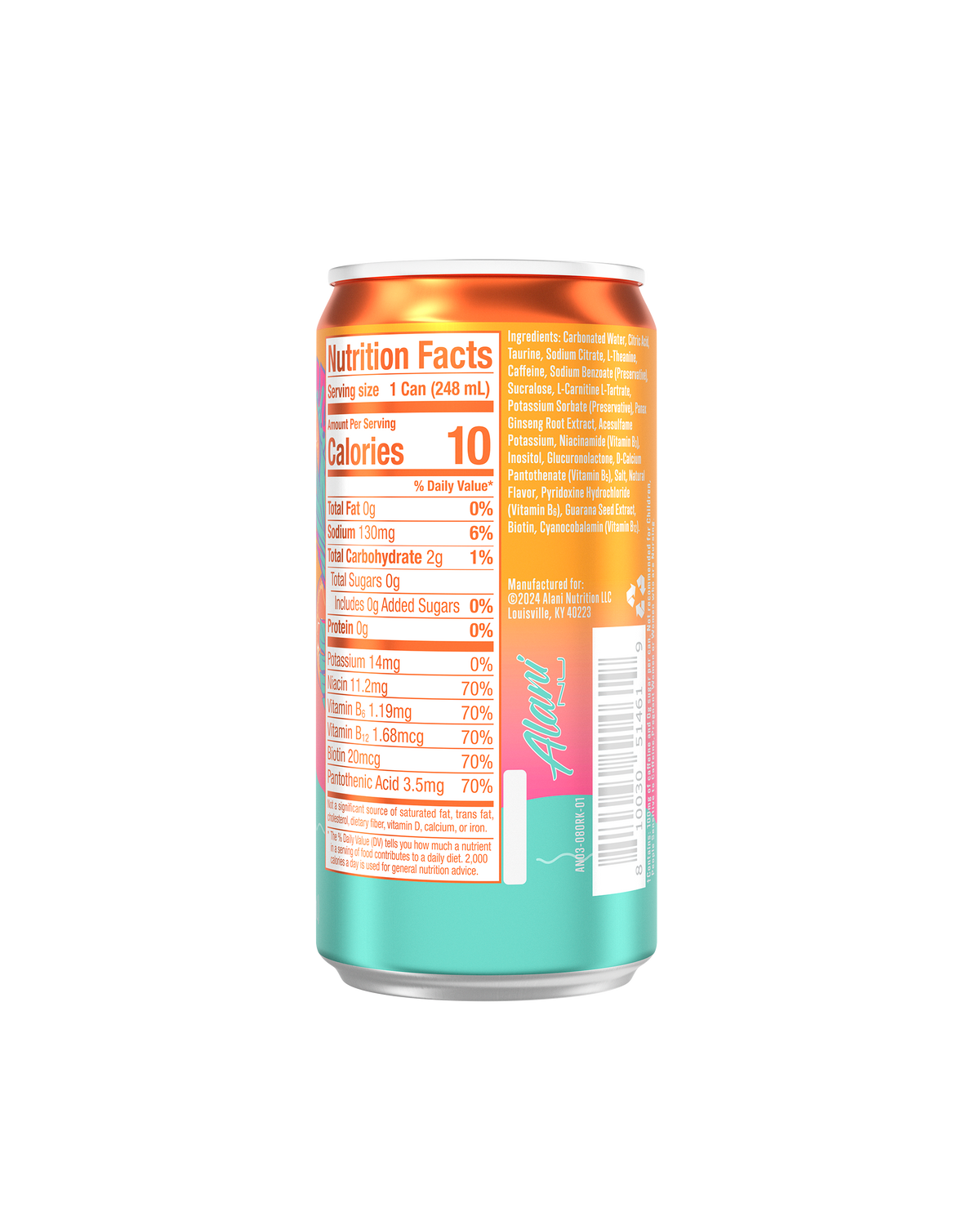 Alani Nu Mini Energy - Orange Kiss G6 - image 3