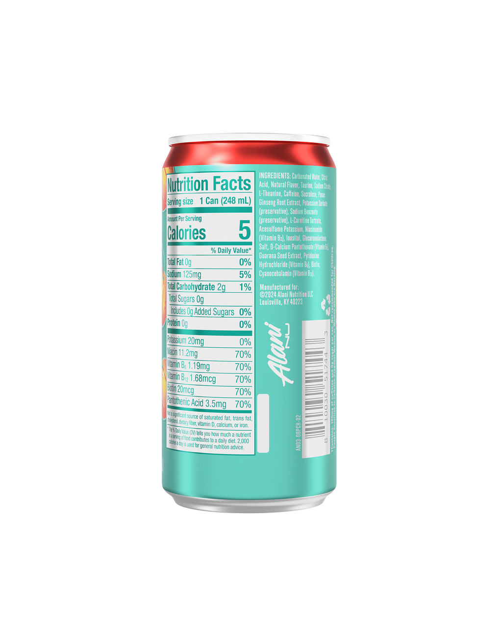 Alani Nu Mini Energy - Juicy Peach C7 - image 3