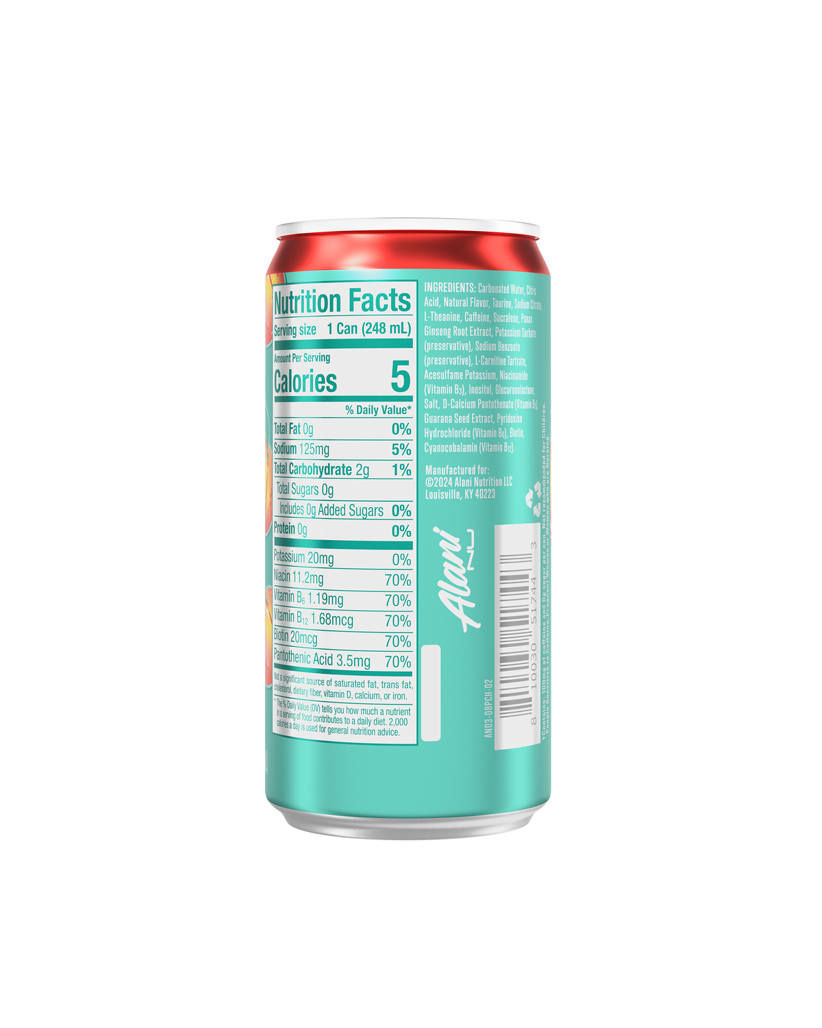 Alani Nu Mini Energy - Juicy Peach C7 - image 3